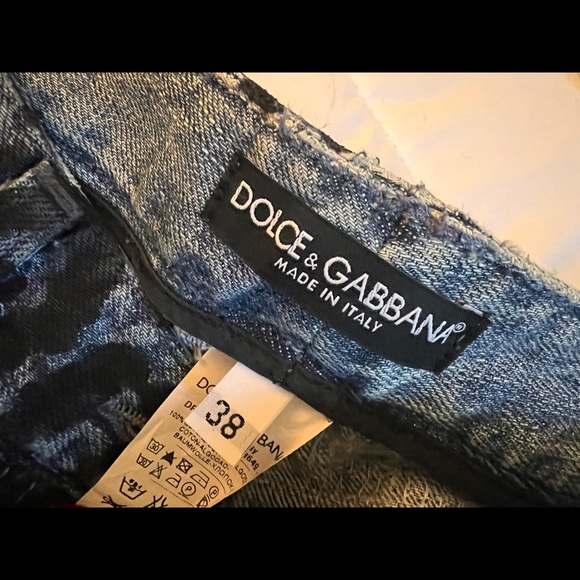 Leopard Print sz 38 Euro Dolce & Gabbana Runway Jeans - Picture 4 of 11